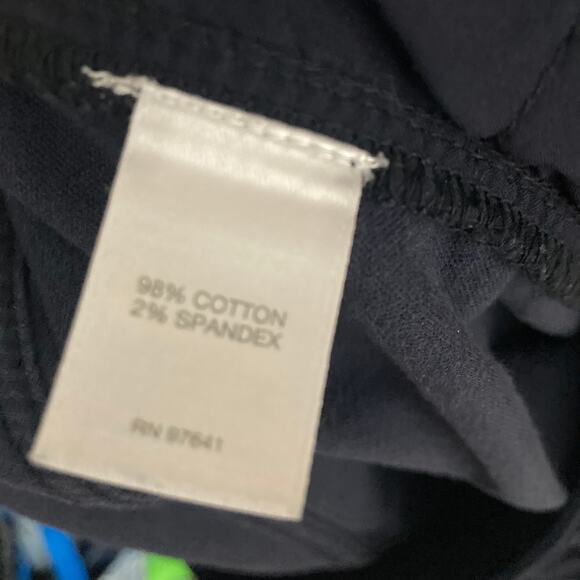 J Jill Pants Womens 10 Navy Blue Velor - Picture 5 of 8